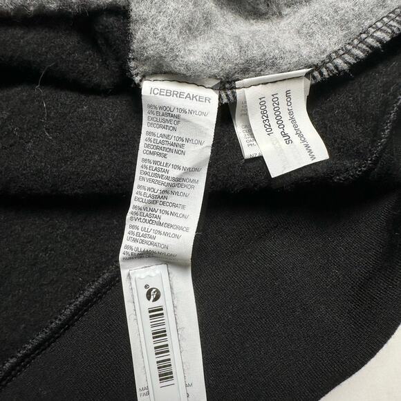 Icebreaker | Men | Merino Wool Color Block Stripe Crew Neck Sweater | Size Small - Picture 9 of 10